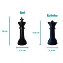 Ver imagem 2 de Estatuetas Rei e Rainha - Peças decorativas De Xadrez - Decoração - Toque 3D:Branco