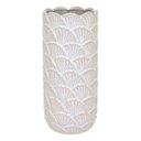 Ver imagem 1 de Vaso Decorativo Enfeite Casa Cerâmica 33x15x15cm Bege
