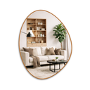 Ver imagem 1 de Espelho Decorativo Adnet Orgânico 70x50cm com Suporte para Parede Couse