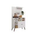 Ver imagem 1 de Balcão Armário Aparador Cantinho Café Cozinha 2 Portas Branco