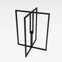 Ver imagem 1 de Pé de Mesa de Ferro para Tampo Redondo ou Quadrado