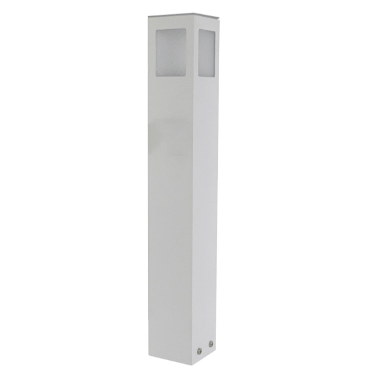 Poste Balizador Jardim Luminária Led Soquete E-27 Branco - 2