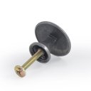 Ver imagem 3 de Puxador Redondo Flor em Metal para Móveis Kit 6 Unidade Puxador de Guarda Roupa Puxadores de Gaveta