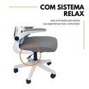 Ver mais imagens de Cadeira de Escritório Presidente Executiva Oficial Legacy Cinza