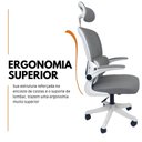 Ver imagem 2 de Cadeira de Escritório Presidente Executiva Oficial Legacy Cinza