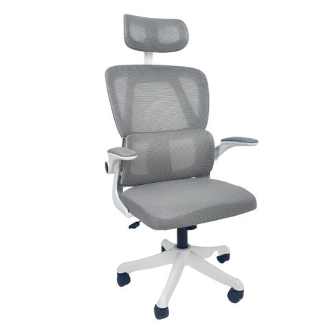 Cadeira de Escritório Presidente Executiva Oficial Legacy Cinza