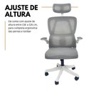 Ver imagem 7 de Cadeira de Escritório Presidente Executiva Oficial Legacy Cinza