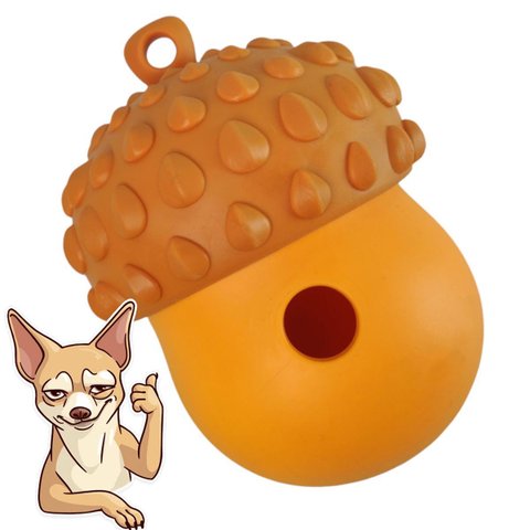 Comedouro Cao Cachorro Pet Gato Brinquedo Interativo Animal Estimaçao Raçao Petisco Mordedor Treinam