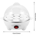 Ver imagem 1 de Ultra Cozedor de Ovos Portátil Cozinha a Vapor 7 Ovos 220v