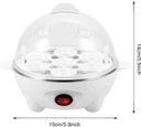 Ver imagem 1 de Ultra Cozedor de Ovos Portátil Cozinha a Vapor 7 Ovos 220v