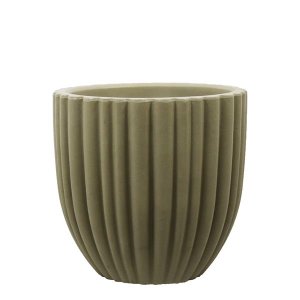Vaso Redondo Cacau 55 X 55 Cm Vasart 05 - Antique Camurça
