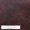 Ver imagem 4 de Kit 4 Poltronas Giratória Astana Couro Tabaco