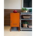 Ver imagem 1 de Armário de Aço Decorativo Multiuso Verde C/chave Terracota