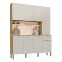 Ver imagem 5 de Armário de Cozinha Compacta Slow Freijó/soft 8 Portas e 1 Gaveta - Kits Paraná