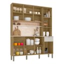 Ver imagem 2 de Armário de Cozinha Compacta Slow Freijó/soft 8 Portas e 1 Gaveta - Kits Paraná