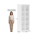 Ver imagem 3 de Guarda-Roupa 2 Módulos Nicho Estante 5 Prateleiras Versatille