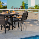 Ver imagem 5 de Kit Sarah com 6 Poltronas e Mesa com Giro Interno com Espreguiçadeiras e Área Gourmet Casa