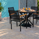 Ver imagem 6 de Kit Sarah com 6 Poltronas e Mesa com Giro Interno com Espreguiçadeiras e Área Gourmet Casa