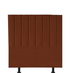 Cabeceira Estofada Carla 90CM Solteiro Suede Terracota - D A DECOR - 2