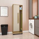 Ver imagem 1 de Armário Multiuso Escritório Lavanderia Quarto 1 Porta Caribe Cinamomo Off White