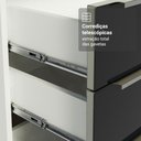Ver mais imagens de Armário de Cozinha Compacta 120 cm Branco/Preto Lux Madesa 01