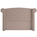 Ver imagem 1 de Cabeceira Cama Box King com Tachas 195 cm Sofia P05 Linho Bege Areia - Lyam Decor