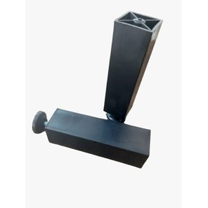 Pé de Armario com Regulador de 12 a 13,8cm de Cozinha Kit com 10 Unidades