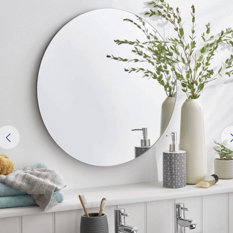 Espelho Decorativo Lapidado Redondo 60cm