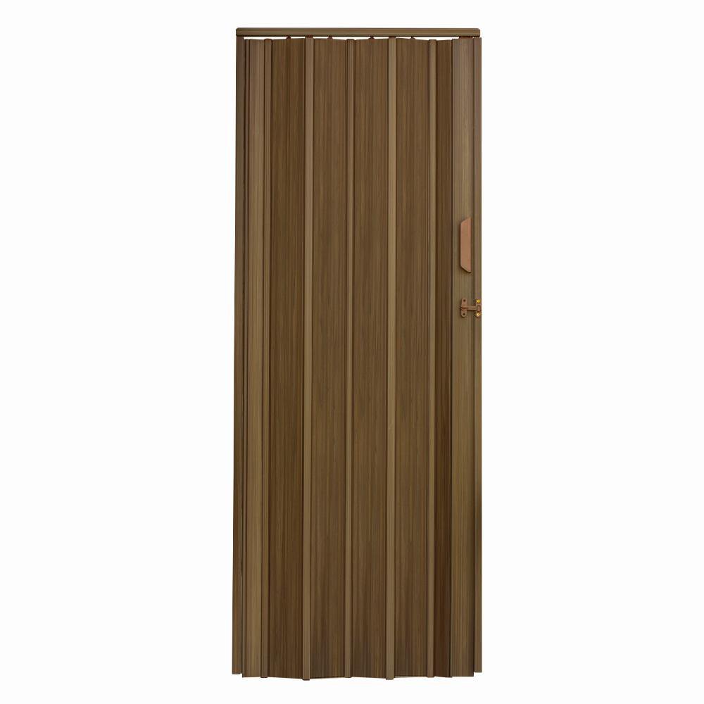 Porta Sanfonada de PVC 115x210cm Zapinplast - Imbuia