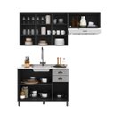 Ver imagem 5 de Cozinha Americana Modulada 3 Peças Balcão sem Tampo Paris