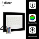 Ver imagem 2 de Refletor 300w Led Smd Slim Mini Holofote Rgb Colorido Ip67 Bivolt