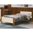 Ver imagem 2 de Cama Babá Solteiro Simba Areia Fosco com Madeira - MoveisAqui