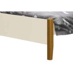 Cama Babá Solteiro Simba Areia Fosco com Madeira - MoveisAqui - 3 Cama Babá Solteiro Simba Areia Fosco com Madeira - MoveisAqui - 3