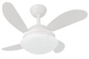 Ver imagem 1 de Ventilador de Teto Infinity Plus Mini Branco 4 Pás MDF Branco 110V 1019