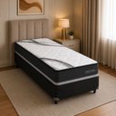 Ver imagem 5 de Colchão Solteiro Sr Life Comfort Plus Molas Ensacadas Espuma D45 88x188x28cm Cinza
