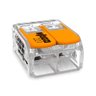 Kit 20 Conector Emenda Compacto Fios e Cabos 2 Vias 221 Wago - 1