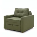 Ver mais imagens de Sofa Cama Solteiro com Braços Quadrado 80x105cm Lua