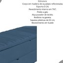 Ver imagem 2 de Calçadeira Baú Sapateira 190cm Ayla Veludo Capitonê