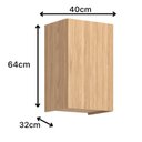 Ver imagem 2 de Armário Aéreo de Cozinha 40cm 1 Porta Mb 1091 Rebeca Movelbento