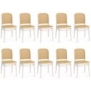 Ver imagem 1 de Kit 10 Cadeiras de Jantar Roma para Sala e Cozinha - Branco