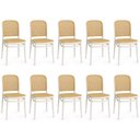 Ver imagem 1 de Kit 10 Cadeiras de Jantar Roma para Sala e Cozinha - Branco