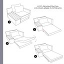 Ver imagem 6 de Poltrona Cama | Tampo Lateral | Tecido Acquablock | Medida 100cm | Preto
