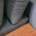 Ver imagem 5 de Poltrona Cama | Tampo Lateral | Tecido Acquablock | Medida 100cm | Preto