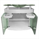 Ver imagem 3 de Gabinete para Banheiro com Cuba Cris Master Prata/Silver