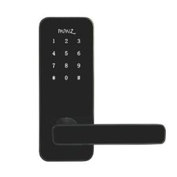 Fechadura Digital Smart Lock Embutida com Senha Cartão Preta - 4