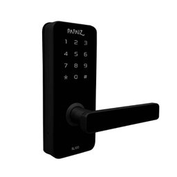 Fechadura Digital Smart Lock Embutida com Senha Cartão Preta - 7