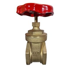 Registro Gaveta Industrial de 1.1/2 Latão Forjado Ivm Italy Válvula Gaveta Controle Passagem de Água - 5
