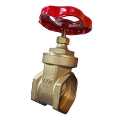 Registro Gaveta Industrial de 1.1/2 Latão Forjado Ivm Italy Válvula Gaveta Controle Passagem de Água - 7