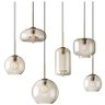 Pendente luminária Nordic moderno pendurado loft lustre de vidro luz pingente decoração industrial l - 3