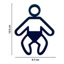 Ver imagem 5 de Kit Placas Sinaliza Banheiro H,m/unissex Pcd Café Fraldário